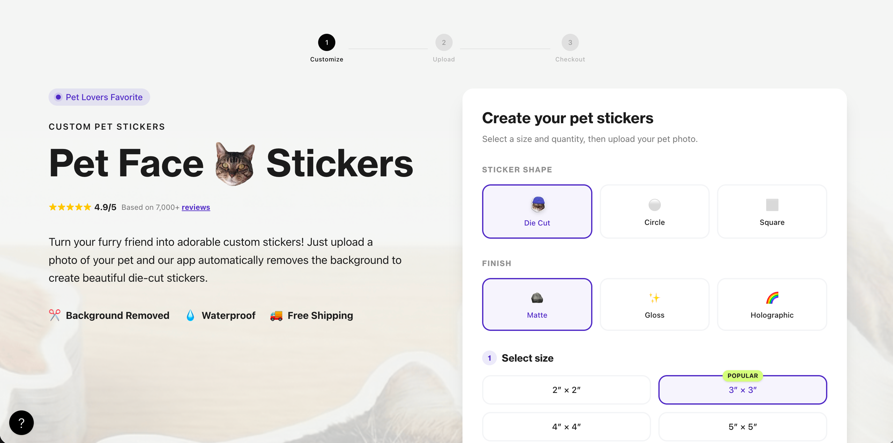 Online store on laptop