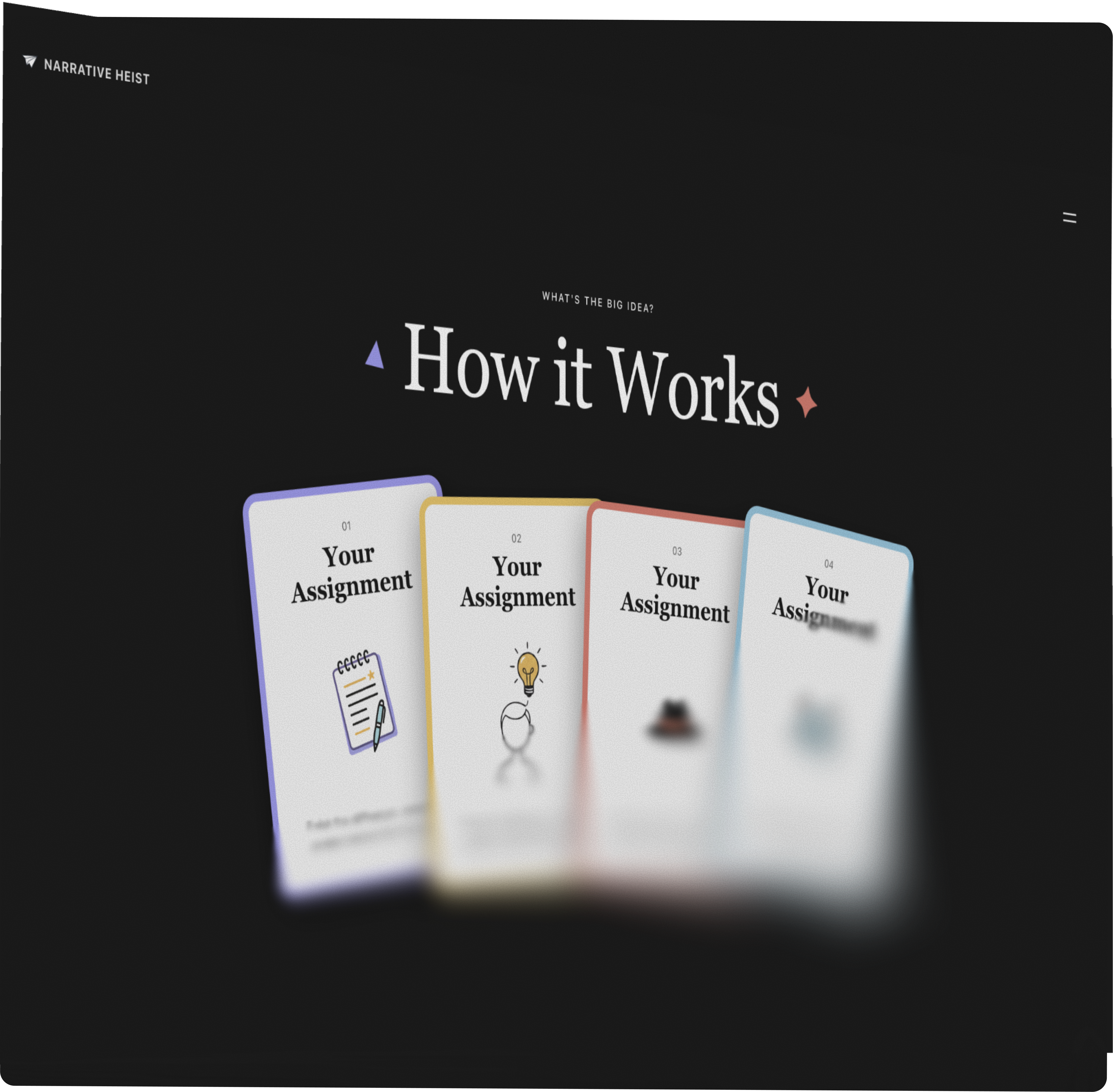 Narrative Heist - Interactive Storytelling Game