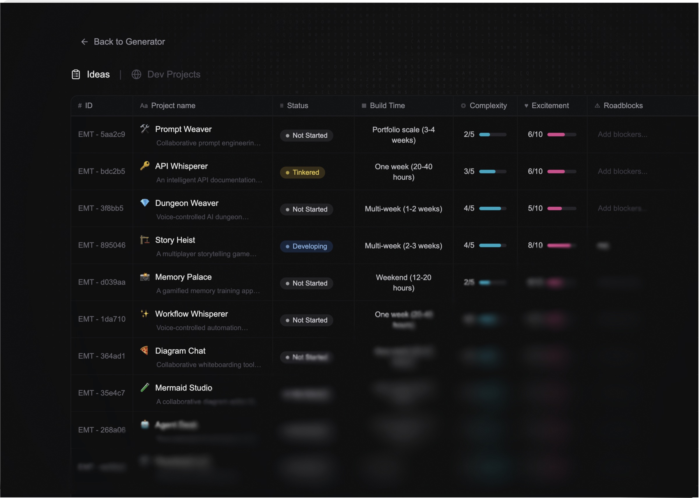 Vibe Code Vibes - AI Idea Generator